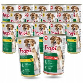 Nassfutter für Hunde, Dose, Geschmacksmischung, Set 1240 g