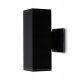  Kwazar Luminaire Gartenwandleuchte schwarz GU10 50 W