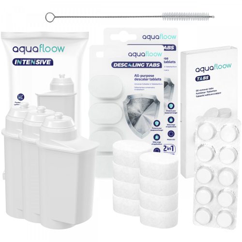  3× Wasserfilter für die Kaffeemaschine Aquafloow Intensive AF05, weiß + 4 weitere Produkte