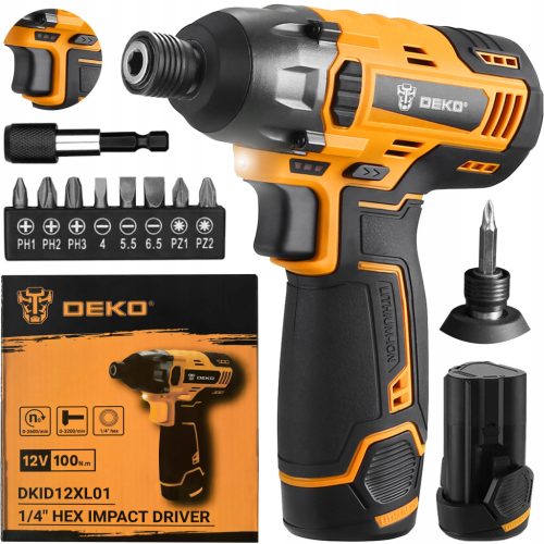  Deko DKID12XL01 12 V Akku-Schlagschrauber