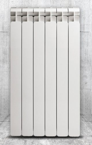  Faral Alba Aluminiumheizkörper 1276 W weiß 560 x 880 x 95 mm - seitlicher Anschluss