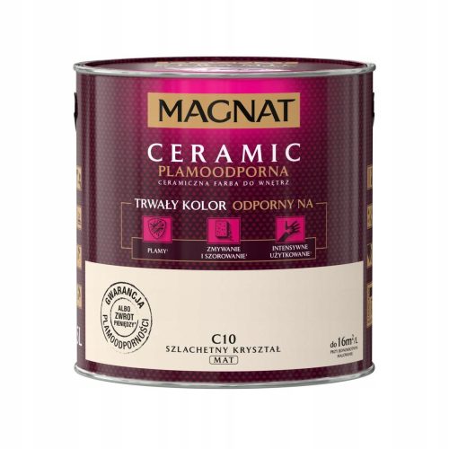 Magnat Keramik-Wandfarbe 5 l C10 Edelkristall matt