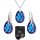  Swarovski Krallen-Schmuckset, Silber, Geschenk