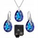  Swarovski Krallen-Schmuckset, Silber, Geschenk