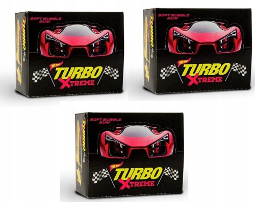 Turbo XTREME Kaugummi mit Auto-Motiven, 300 Stück