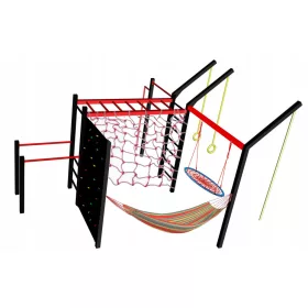    MONKEY GROVE STORK NEST HÄNGEMATTE KLETTERWAND SEIL SCHIENENRINGE