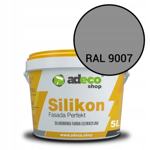 Adexbud Facade Perfekt graue Silikonfarbe 5 l