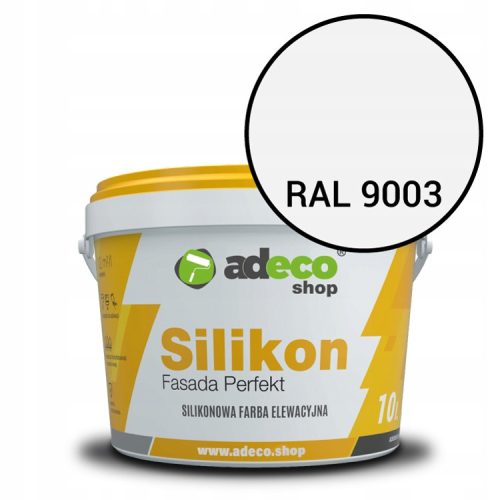 Adexbud Fasada Perfekt Außensilikonfarbe, 10 l, weiß