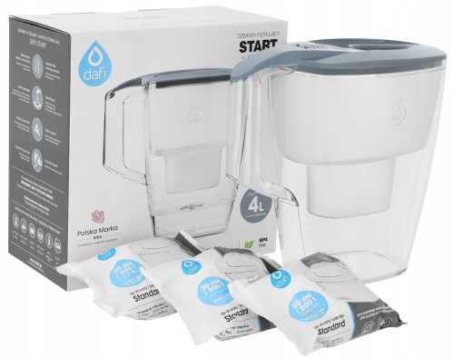  Dafi Start Filterkanne 4 l silber/grau