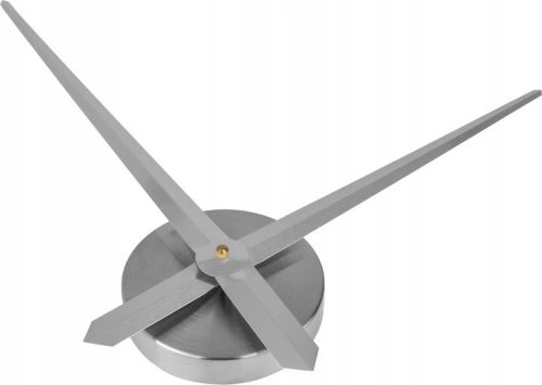 Uhr für zu Hause Innenliegende silberne Wanduhr, 130 cm