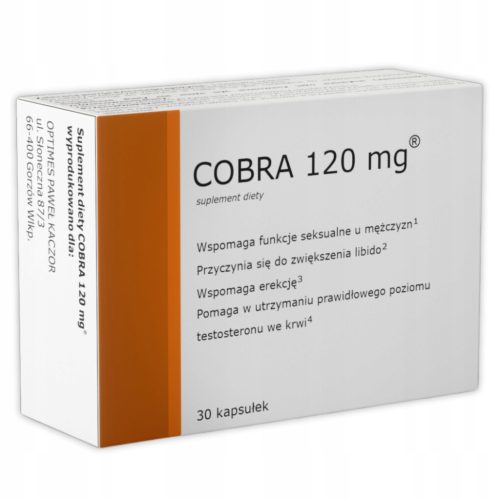 COBRA 120 Kapseln für stärkere Erektion und gesteigerte Libido – 30 Stück