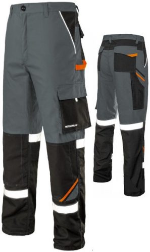 Lange Arbeitshose ART.MAS Reflektierende Herren-Arbeitshose Professional REF, Größe 46