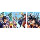  3x WANDMALEREI GESCHICHTE VON DRAGON BALL 50x70