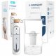  Wessper D2 Borosilikat Aquaclassic Filterkanne 3,3 l weiß + Wessper Flasche 1000 ml
