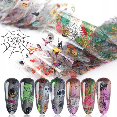  10 x TRANSFERFOLIEN-SET HALLOWEEN GHOSTS BOO!