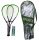 Eddy Toys Schlägerset mit Federball. Schnelles BADMINTON-Set