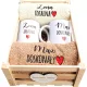  HOCHZEITSGESCHENK-SET HANDTÜCHER + BECHER