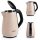  First Austria 5407-4-CR Wasserkocher 1200 W 1 l beige/braun