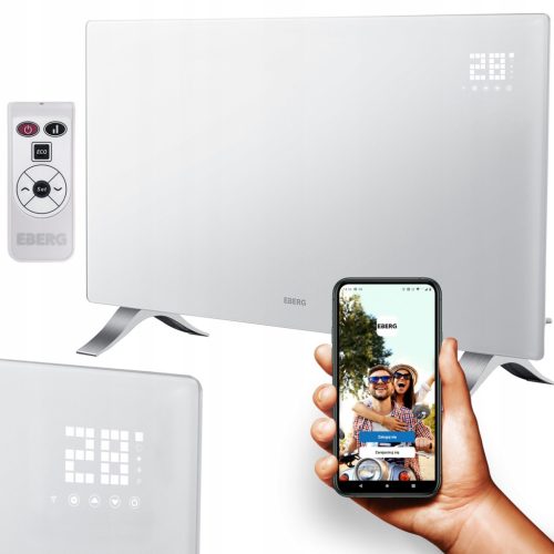  EBERG 2400 W weißer Konvektorheizer