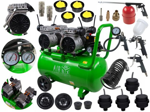Kompressor bezolejowy Airbox ECO50 50 l 8 bar