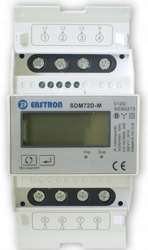 Dreiphasen-Energiezähler Eastron SDM72D-M