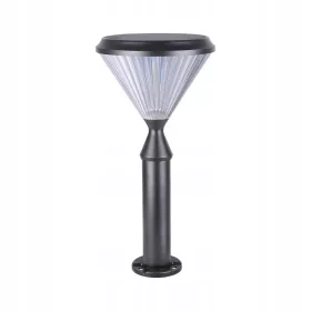    Expom Eco-Energy eingebettete Solarlampe, schwarz, 50 cm, 1 Stk.