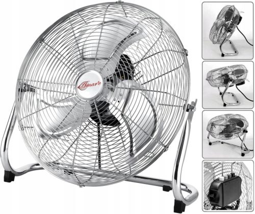  Amare VT-01 Standventilator Silber/Grau