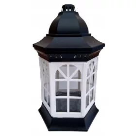  Wunderschöne Kerze LATERNE KAPELLE LANTER 28cm LED
