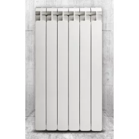    Faral Alba 729 W Aluminiumheizkörper weiß 320 x 880 x 95 mm - seitlicher Anschluss