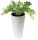  Valle Verde Blumentopf 30 cm x 30 x 52 cm Durchmesser 30 cm Kunststoff weiß