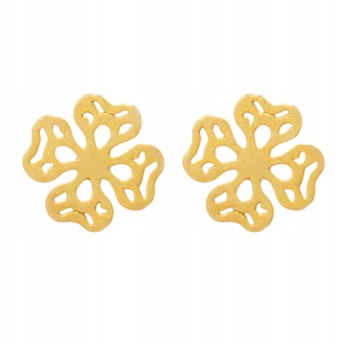  Silbervergoldete Promi-Ohrringe CLOVER
