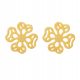  Silbervergoldete Promi-Ohrringe CLOVER
