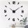 Dekorative Wandaufkleber GROSSE WANDUHR, 3D-STILL, AN DER WAND KLEBT