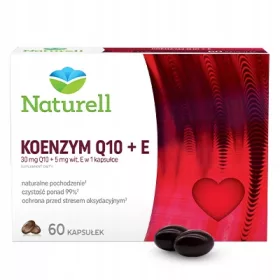   Naturell Coenzym Q10 + E, Nahrungsergänzungsmittel, 60 Kapseln