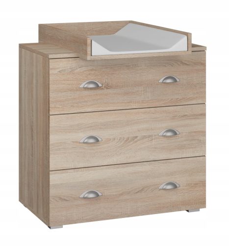  Homlando Mia Kommode 80 x 72 x 90 cm, Eiche matt
