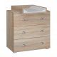  Homlando Mia Kommode 80 x 72 x 90 cm, Eiche matt