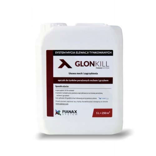 Reinigungsfassaden von Moos und Pilzen GLONKILL 5l