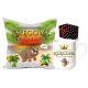  KISSEN + BECHER-SET FÜR EINEN BUCHHALTER ALS GESCHENK