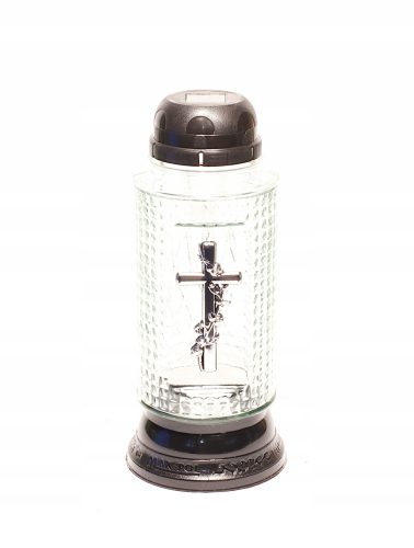  GLAS-SOLAR-KREUZGRAPH, SCHWARZ 956