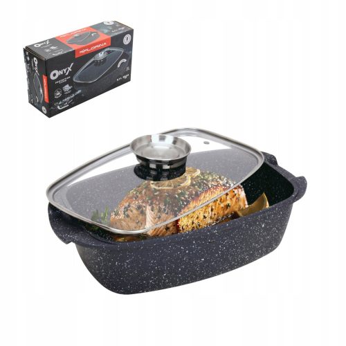 Bratpfannen und Backbleche Antihaft-Bräter Florina Onyx 5,1 l