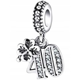  Md Charms Anhänger Zahl Alter 40 Geburtstag S925