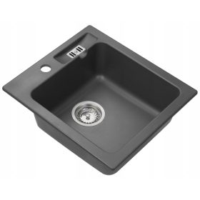  Moderno Martha Einzelbecken-Granitspüle, Grautöne