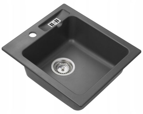  Moderno Martha Einzelbecken-Granitspüle, Grautöne