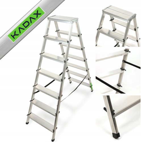  Kadax Aluleiter 2 x 7 bis 125 kg