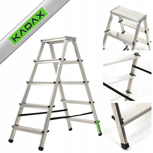KADAX Leiter 3,02 m Aluminium 1 x 5 bis 125 kg