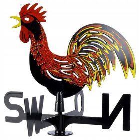  Wetterfahne für den Hahnengarten