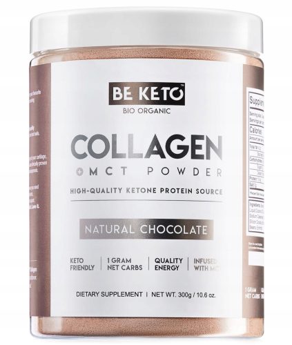 BeKeto™ Kollagen + MCT Öl Pulver mit Natürlicher Schokolade - 300g