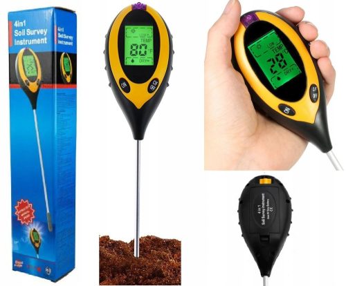 Ph Wert Messgerät Erde Bodensäuremessgerät 4-in-1 Erd-pH-Messgerät Tester