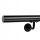 LIMBRAM Schwarzes rundes Wand-Treppengeländer