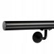 LIMBRAM Schwarzes rundes Wand-Treppengeländer